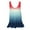 Red, variant on Aofany 2025 Womens Tank Tops Women Casual Summer Loose Sleeveless Round Neck Gradient Vest Tunic Blouse Tops