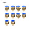 thumbnail image 1 of tredstone 10 Pcs Maison Portable Interface Filetée Pneumatique Portable Interface Filetée Connecteur de Tuyau Pneumatique Réutilisable Libération Rapide Connecteurs de Tuyau Matériel PC10-02, 1 of 9