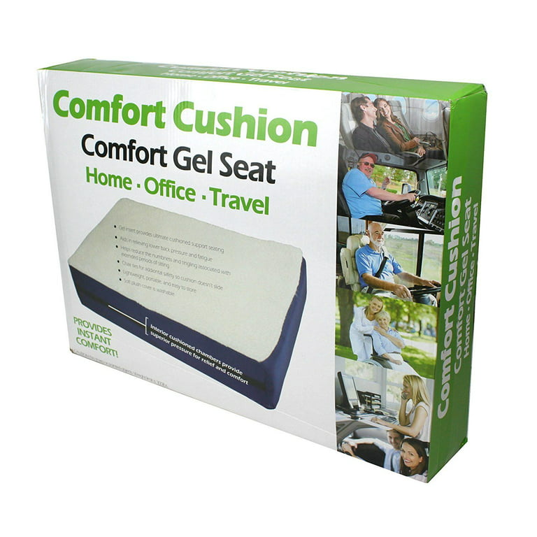 Elements Gel Three Inches Wheelchair Cushion with Comfort-Tek Cover,22W x 20L,Each,463G-2220-B