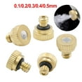 thumbnail image 4 of Hibibud 20 Pack Brass Misting Nozzles Replacement Heads for Garden Patio Lawn Landscaping and Outdoor Cooling Mister .1mm, 4 of 9