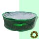 thumbnail image 2 of Bolsa de almacenamiento portátil para coronas navideñas, con cremallera y asa. Verde 60x18cm, 2 of 9