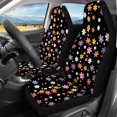 thumbnail image 3 of Pzuqiu Floral Pattern Car Seat Covers Full Surround Car Seat Covers Full Set, Groovy Car Seat Protection Car Front & Rear Seat Covers Fit for Cars SUV Truck, 3 of 10