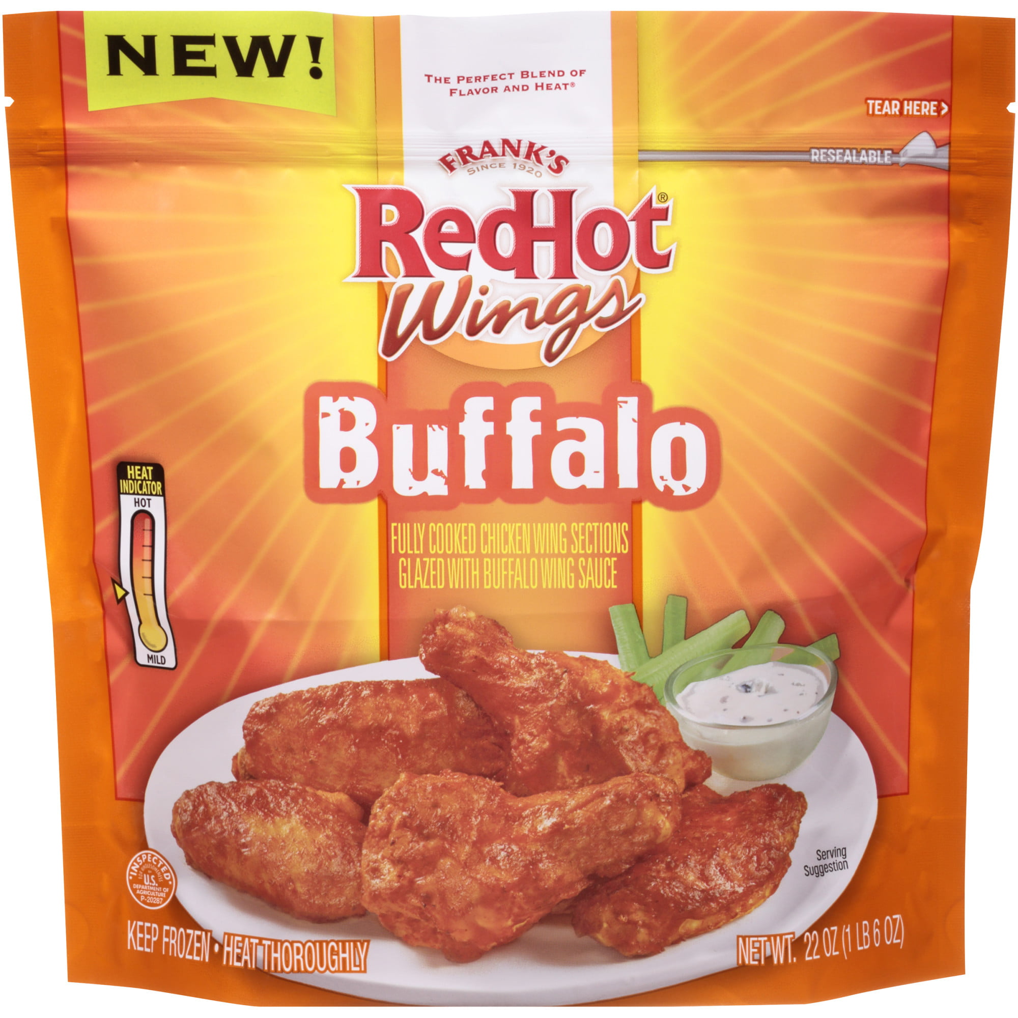 Not available Buy Frank's RedHot Buffalo Chicken Wings, 22 oz at Wa...