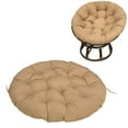 thumbnail image 2 of 1 Pc Water Resistant Papasan Cushion, Rocker Chair Pads, Hammock Seating Cushion for Hanging Egg Chair Folding Garden Sofa Patio Garden Swing Chair, 19.6 Inch, Khaki, 2 of 7