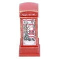 thumbnail image 2 of Adornos para el hogar BuyWeek decoraciones navideñas Adornos de cabina telefónica decoración de Papá Noel, 2 of 12