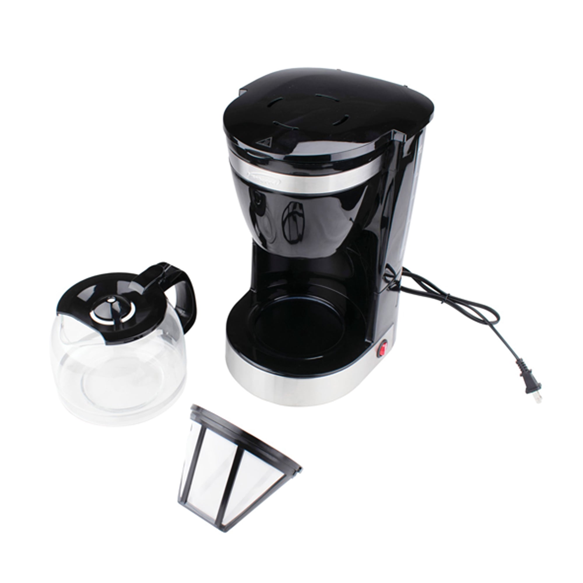 Brentwood 12-Cup Coffee Maker (Black), TS-215BKPT