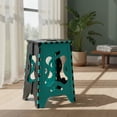 thumbnail image 4 of Banco Plegable Grande Portatil Plastico Soporta 120kg 1pz Acabado De La Estructura Mate Color Aqua, 4 of 7