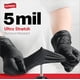 thumbnail image 2 of Guantes médicos desechables Supmedic de nitrilo negro, 5 mil, 100 unidades, 2 of 7