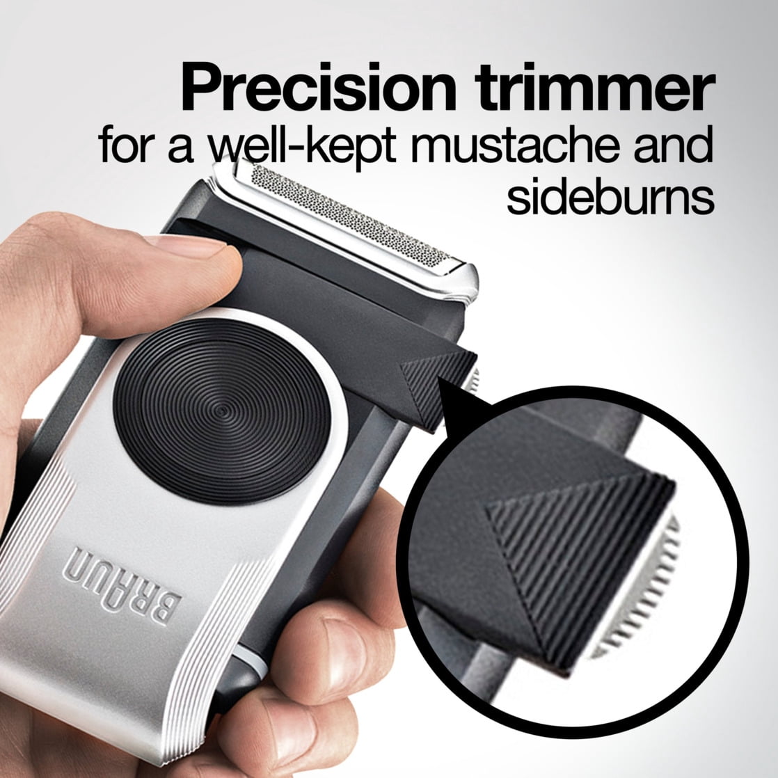 Braun M90 Mens Precision Trimmer Washable Mobile Shaver