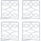 thumbnail image 2 of Divisor de armario de 4 piezas, divisor de armario de PP, divisores de estante de armario, división de habitación, 2 of 5