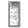 thumbnail image 2 of ArtToFrames 8" x 20" Muted Cold Silver Picture Frame, 8x20 inch Silver MDF Poster Frame (WOM-4672), 5 Pack, 2 of 8