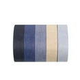 thumbnail image 2 of Wrapables Solid Color Washi Tape (Set of 5), 10mm x 5M, Blue, 2 of 5