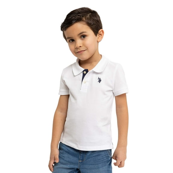 U.S. Polo Assn. Toddler Boys Pique Polo Shirt, Sizes 2T-5T
