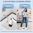 thumbnail image 4 of Electric Spin Scrubber, ClnEZ Cordless Cleaning Brush Waterproof with Replaceable Brush Heads, 54.7 inch Adjustable Extension Arm for Bathroom Tub Tile Floor, 4 of 8
