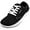Black/White, variant on GUBARUN Barefoot Minimalist Shoes Womens Mens | Zero Drop | Wide Width Fashion Sneaker Grey/Brown,9 Wide Women/8 Wide Men
