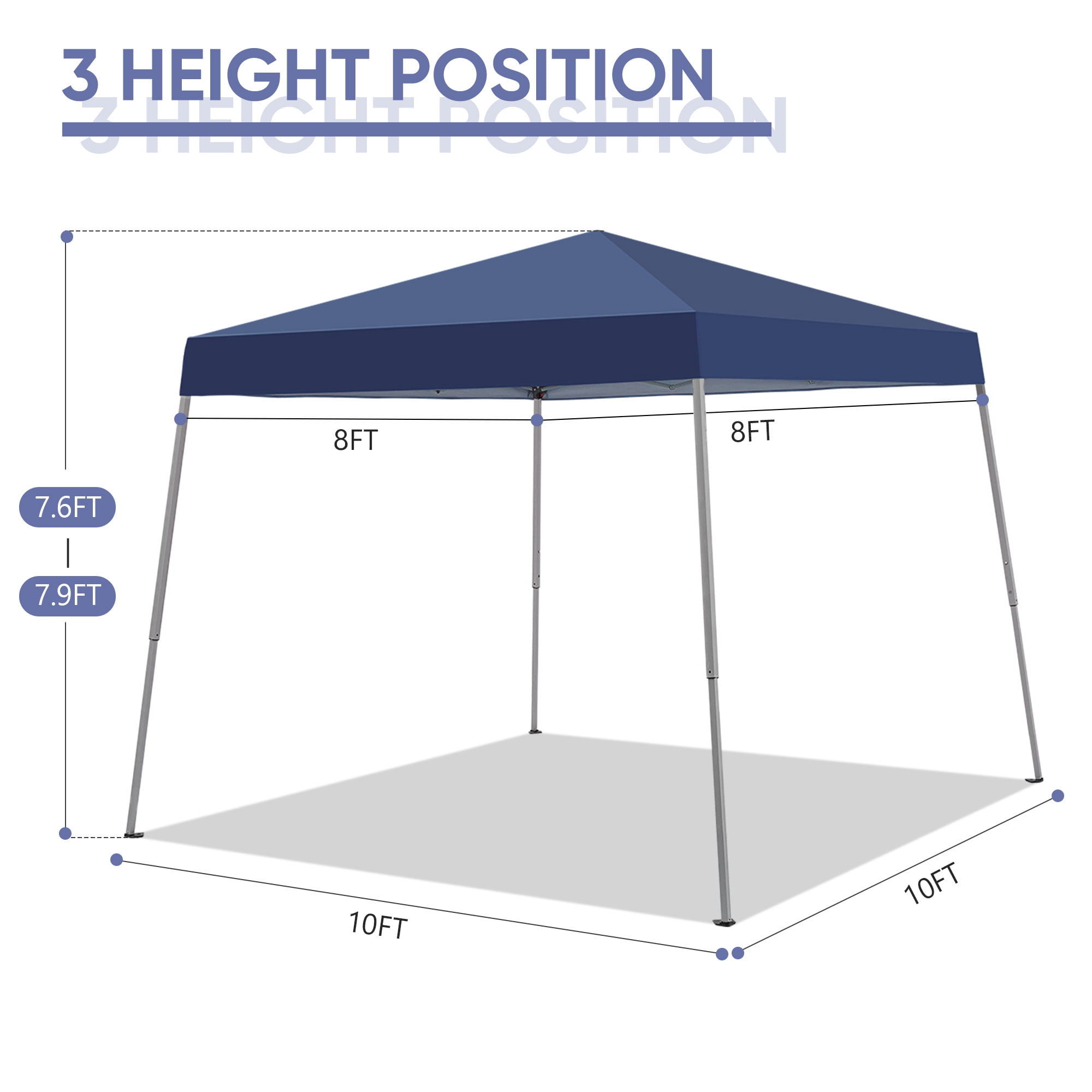 Ainfox 10x10ft Pop Up Canopy Tent, Outdoor, UV Protection