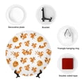 thumbnail image 4 of Sikiie Squirrel Playing Bone China Decorative Plate Personality Ceramic Dinner Plate Crafts Decorative Ceramic Decorative Plate -7in, 4 of 6