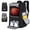 black, variant on Basketball Bag Backpack with Ball Shoe Compartment, Black for Man Women Ball Equipment Bag All Sports Venue