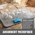 thumbnail image 2 of Tapete para secar platos Dish Mat Bellemain XXL de microfibra, color gris, 2 of 7