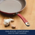 thumbnail image 6 of Rachael Ray Cucina 10 Piece Porcelain Enamel Nonstick Pots and Pans Set, Cranberry Red, 6 of 9