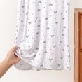 thumbnail image 6 of Asxite Plus Size Womens Pajamas Loose Breathable Sleeveless Crew Neck Soft Knit Bow Print Sleep Shirt, 6 of 6