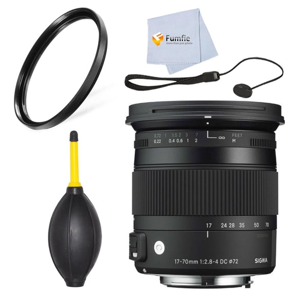 Sigma 884101 F2.8-4 Contemporary DC Macro OS HSM 17-70mm Zoom Lens for Canon EF-S Cameras