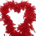 thumbnail image 2 of Clearance under $5! Party Favors Kingtowag Eve Party Supplies 2025, 2M Stage Performance Decoration Feather Scarf Accessories Red, Birthday Giftseasy to Activate Vibrant, 2 of 3