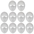 thumbnail image 2 of Máscara Papel para Pintar Facial Completa 10 Piezas Superficie Lisa Creativa Hombres Y Mujeres, 2 of 9
