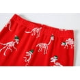 thumbnail image 6 of Little Boys Girls Christmas Pajama Set for Toddle Clothes Dinosaur Planet 100% Cotton Pjs Kids Sleepwear 3-10T Bone Dinosaur 6279-3t, 6 of 7
