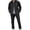 Black*, variant on RUTAYY Men's Outfits Solid Color Long Sleeve Solid Color Jacket and Pants with Drawstring Pocket Casual Breathable Classic Seaside Clothing Sets