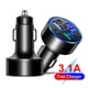 thumbnail image 4 of Riwesomey Adaptador de carga de coche ABS Digital antiflaming carga rápida interfaz USB voltímetro adaptador automotriz toma de corriente Combinaciones de reproductor de DVD/TV para coche, 4 of 6