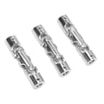 thumbnail image 1 of 6mm To 6mm U Joint, 3Pcs Steel 2 Section Rotatable Universal Steering Shaft Sturdy Flexible  For RC Model Boat, 1 of 8