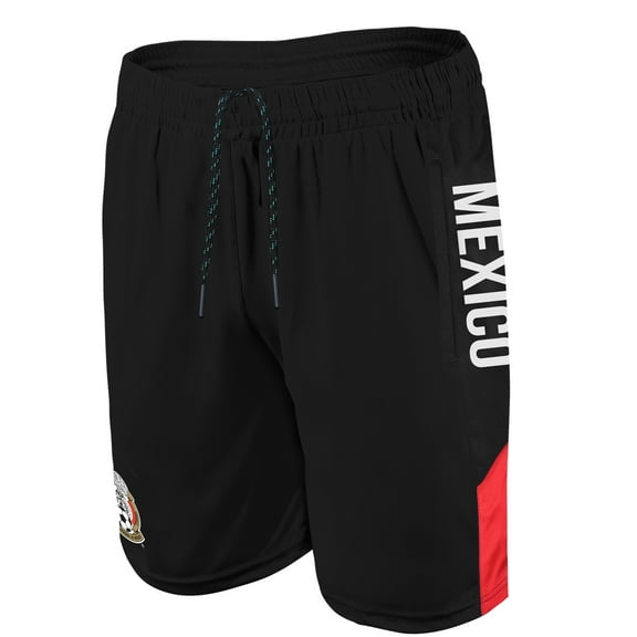 Icon Sports Men's Mexico National Football Team Officially Poly Soccer Shorts -01 Large