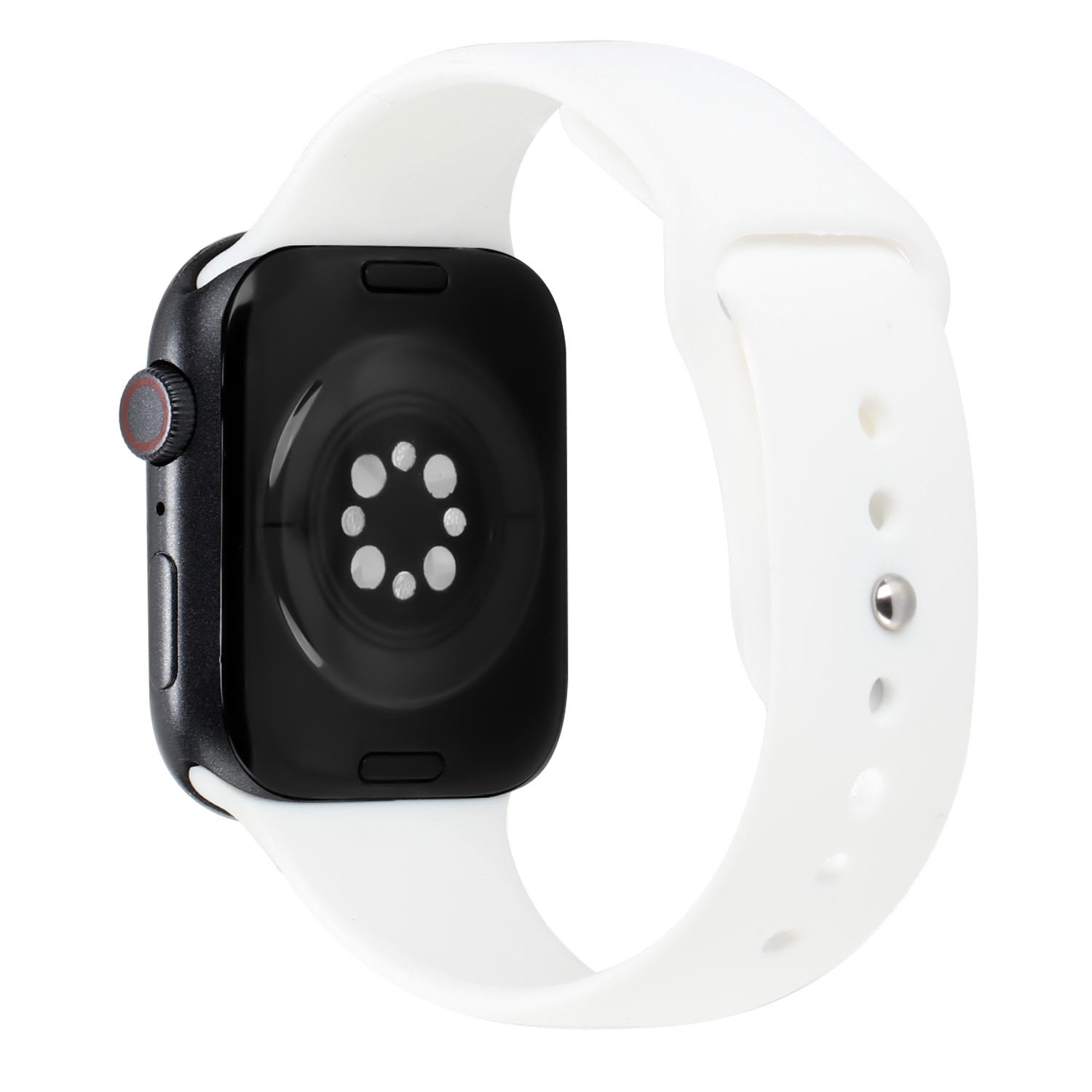 話題の人気 Apple Watch Band 革バンド42 44 45mm ホワイトシルバー