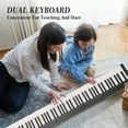 thumbnail image 6 of Accreate 88 Key Keyboard Piano, Full-Size Electric Keyboard Piano for Beginners, Portable Electric Piano with Sustain Pedal, Headphones, Handbag, Bluetooth, USB MIDI, 6 of 7