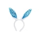 thumbnail image 2 of Diadema con orejas de conejo de vellón, pinza para el pelo de conejo de Pascua, aros para la cabeza, diadema de plástico, 2 of 6