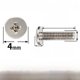 thumbnail image 1 of Tornillo de cabeza plana Phillips M2/M3 niquelado Tornillo de cabeza plana grande M4 Tornillo de cabeza plana grande para computadora M5/M6 100 piezas, 1 of 3