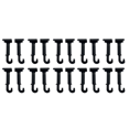 thumbnail image 1 of 20PCS 35mm Solar Panel Water Drainage Clips,Side PV Modules Clips for Water Drain Photovoltaic Panel Water Drain Clips, 1 of 8