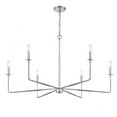 thumbnail image 4 of Contemporary Six Light Chandelier-Warm Brass Finish Bailey Street Home 159-Bel-4487676, 4 of 5