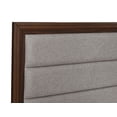 thumbnail image 5 of Welsley 50-inch Upholstered Eastern King Bed Walnut, 5 of 9
