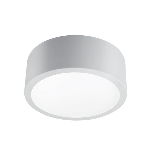 Globe Electric Edinburg Matte Gray Led Integrated Flush Mount Ceiling Light With Frosted Glass Shade 13095 Com - Globe Electric Led Ceiling Light