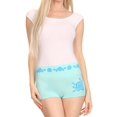 thumbnail image 2 of Sakkas Women's Seamless Stretch Boy Short Panties (6 Pack) - RoseFlower1 - One Size, 2 of 4