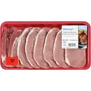 Walmart Boneless Center Cut Thin Pork Loin Chops, 20 oz
