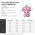 thumbnail image 5 of Kdxio Men's Hawaiian Shirt for Men Short Sleeve Shirt Orchids Flowers Summer Casual Holiday Beach Button Down T-Shirts, 5 of 7