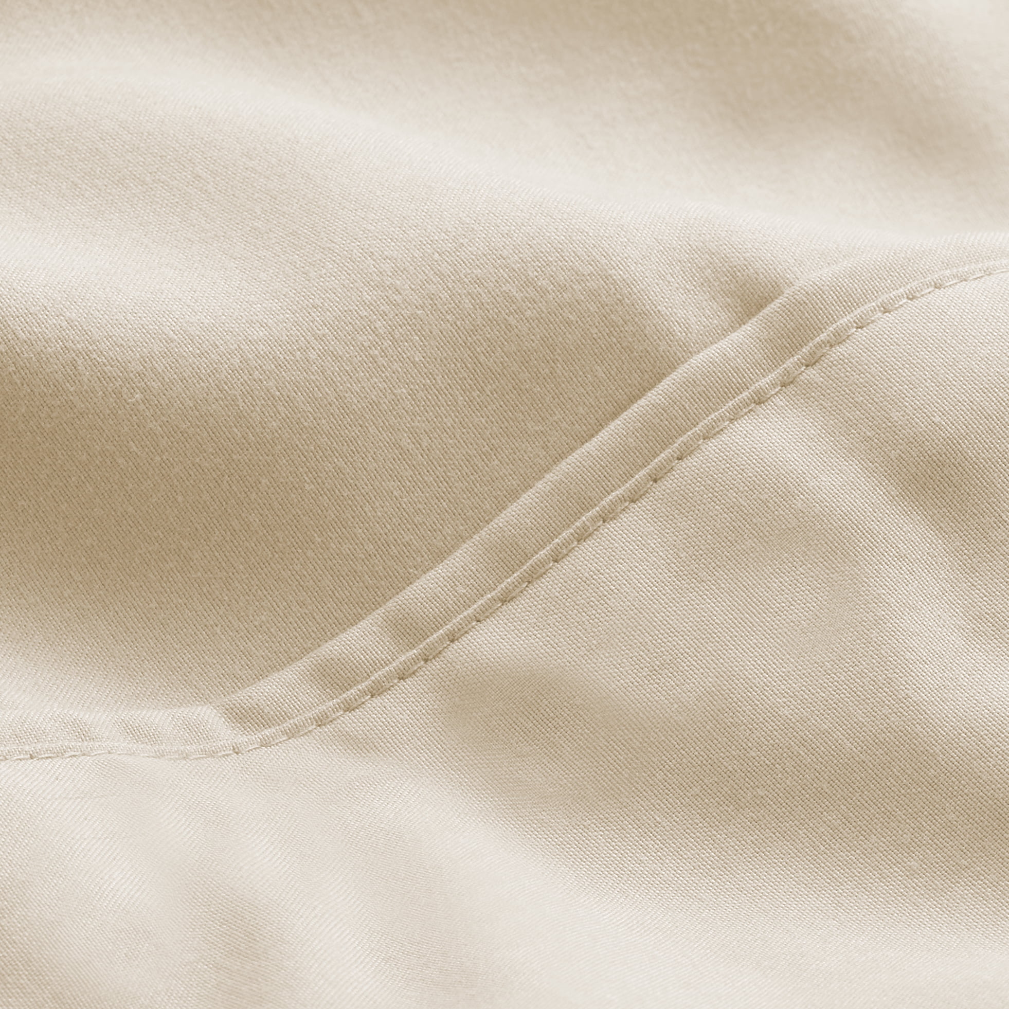 Bare Home Microfiber 5-Piece Sand/Taupe Comforter, Sand Sheet Set Reversible Bed in a Bag, Queen