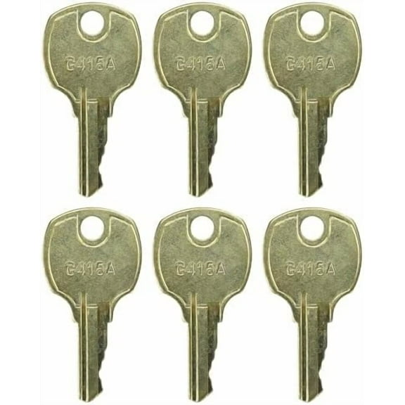 6PCS C415A Keys for Stock Locks Cam Locks Set of 6$$Tools & Hardware Other