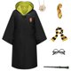thumbnail image 3 of Uniforme escolar mágico para niños y adultos, disfraz de Slytherin, Ravenclaw, túnica, capa, suéter, bufanda, corbata, varita, disfraz de Halloween, 3 of 5