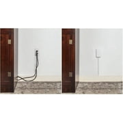 Sleek Socket Wall Outlet Concealer with 3 ft Extension Cord with Multiple Outlets