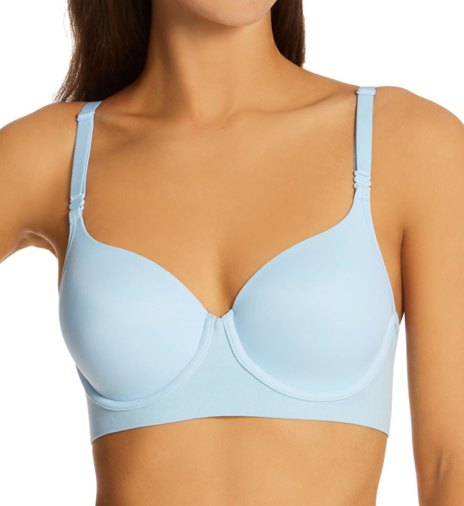 Womens Warners RA2041A Elements of Bliss Contour Underwire Bra (Angel Falls 36DD) hq image