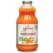 Lakewood Juice Orange Carrot Org 32 FO (Pack of 12)